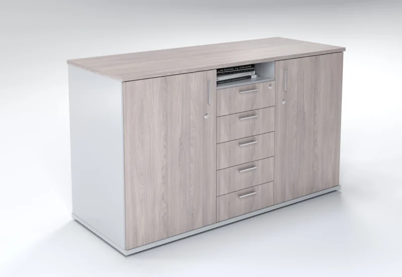 Server Unit 2 Door 5 Drawer