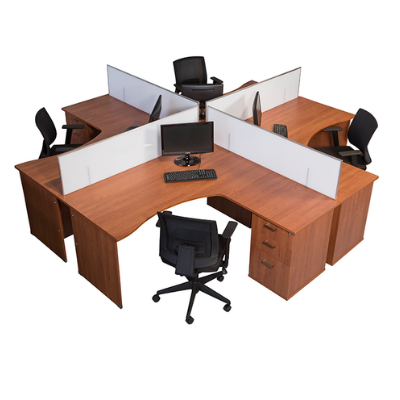 Platinum Cluster Desk